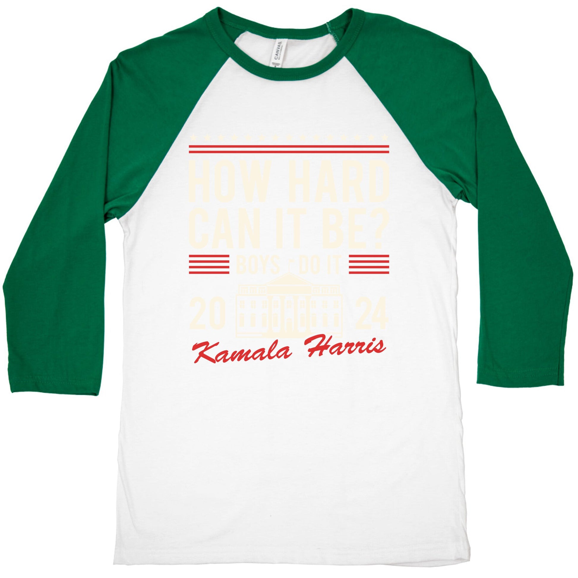 How Hard Can It Be? Kamala Harris 2024 Baseball Tee