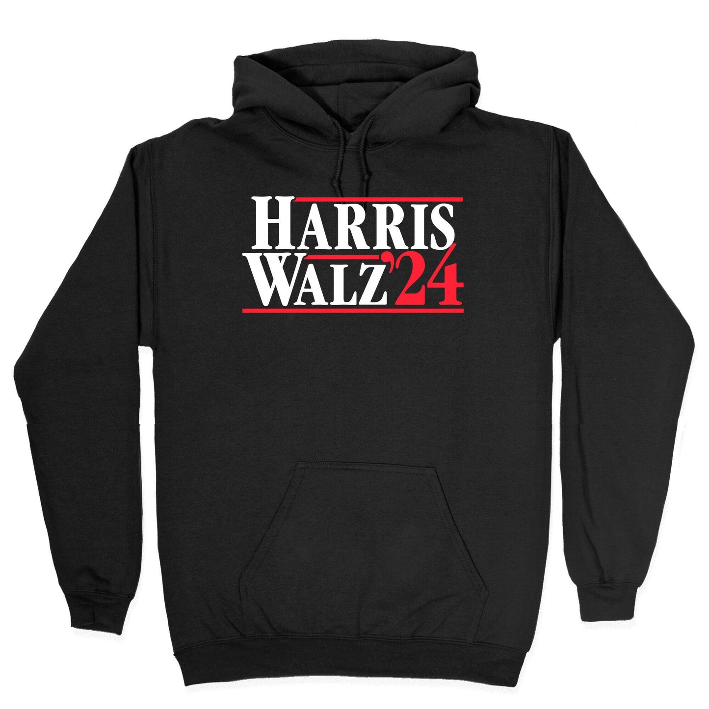 Harris Walz 2024 White Hoodie
