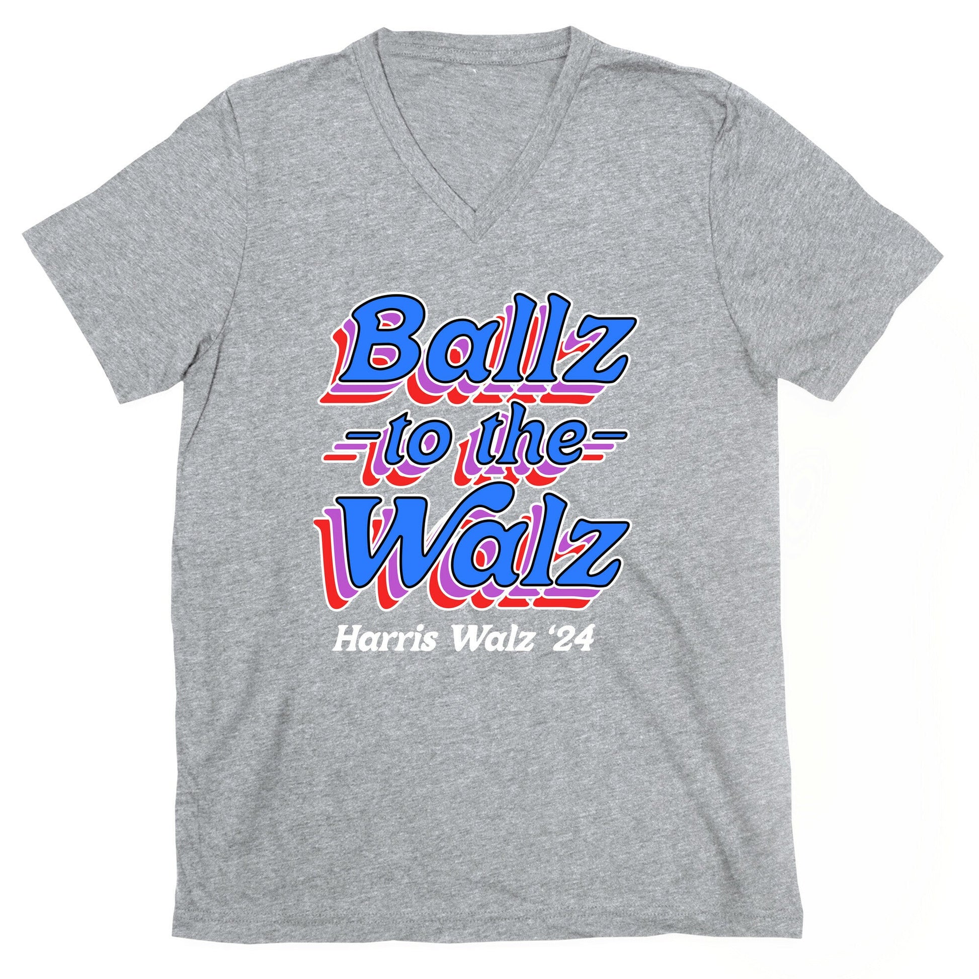 Ballz to the Walz (Harris Walz 2024) V-Neck