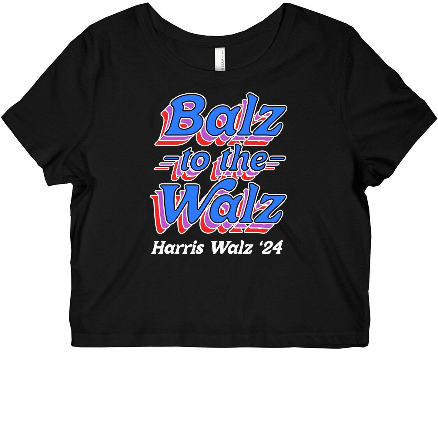 Balz to the Walz \(Harris Walz 2024\) Womens Slim Fit Triblend Tee