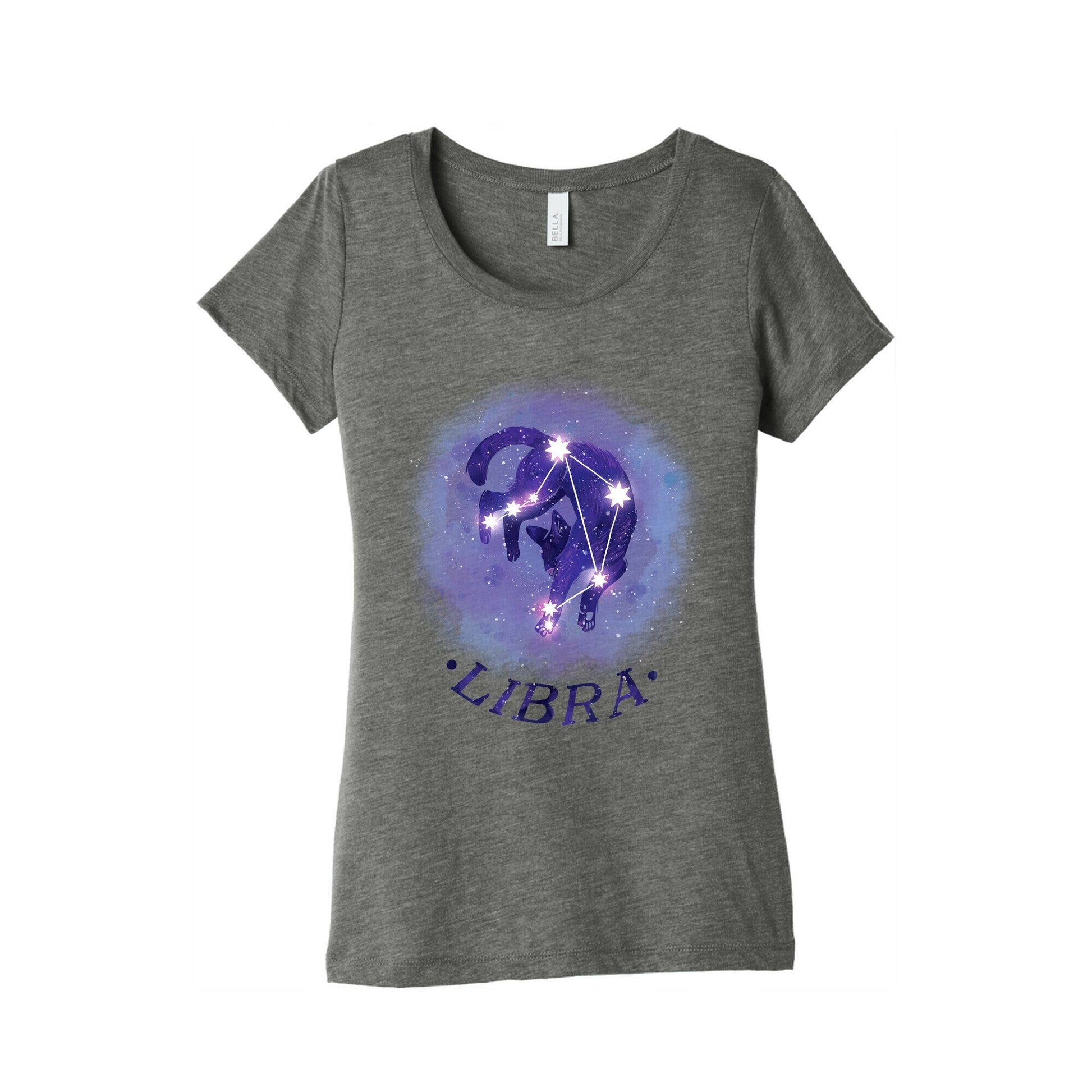 Cat Zodiac: Libra Women's Triblend Tee