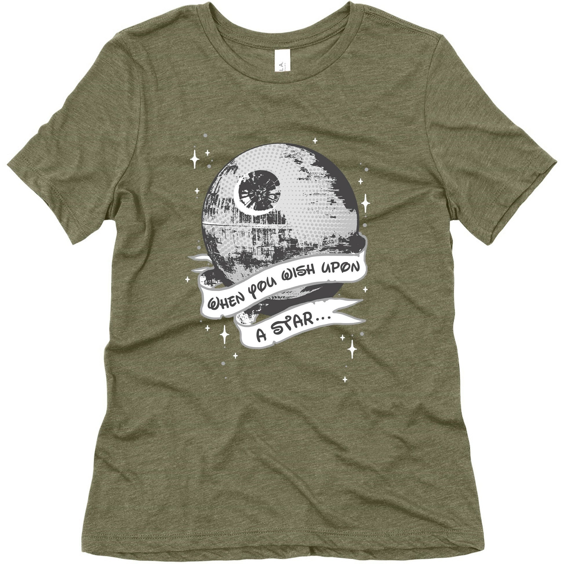 When You Wish Upon A Death Star Women's Triblend Tee