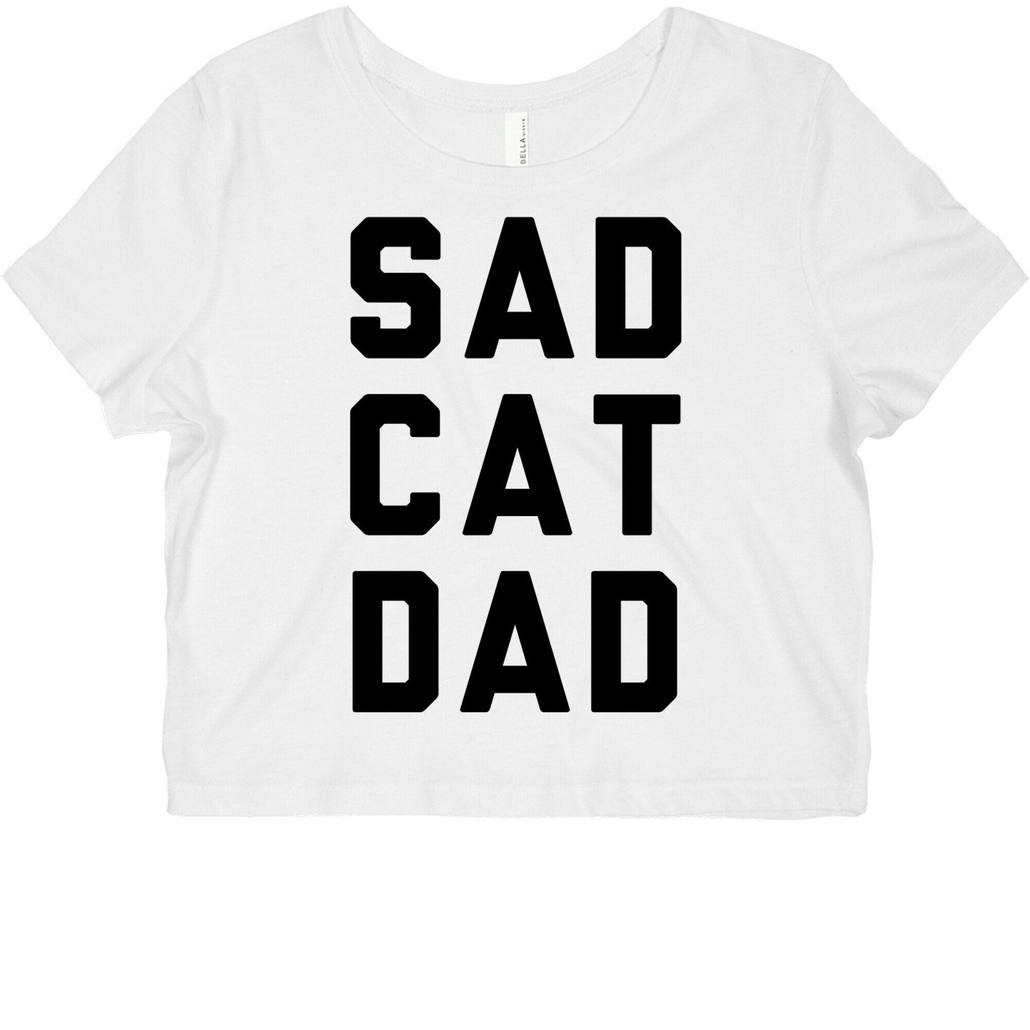Sad Cat Dad Graphic Baby Tee