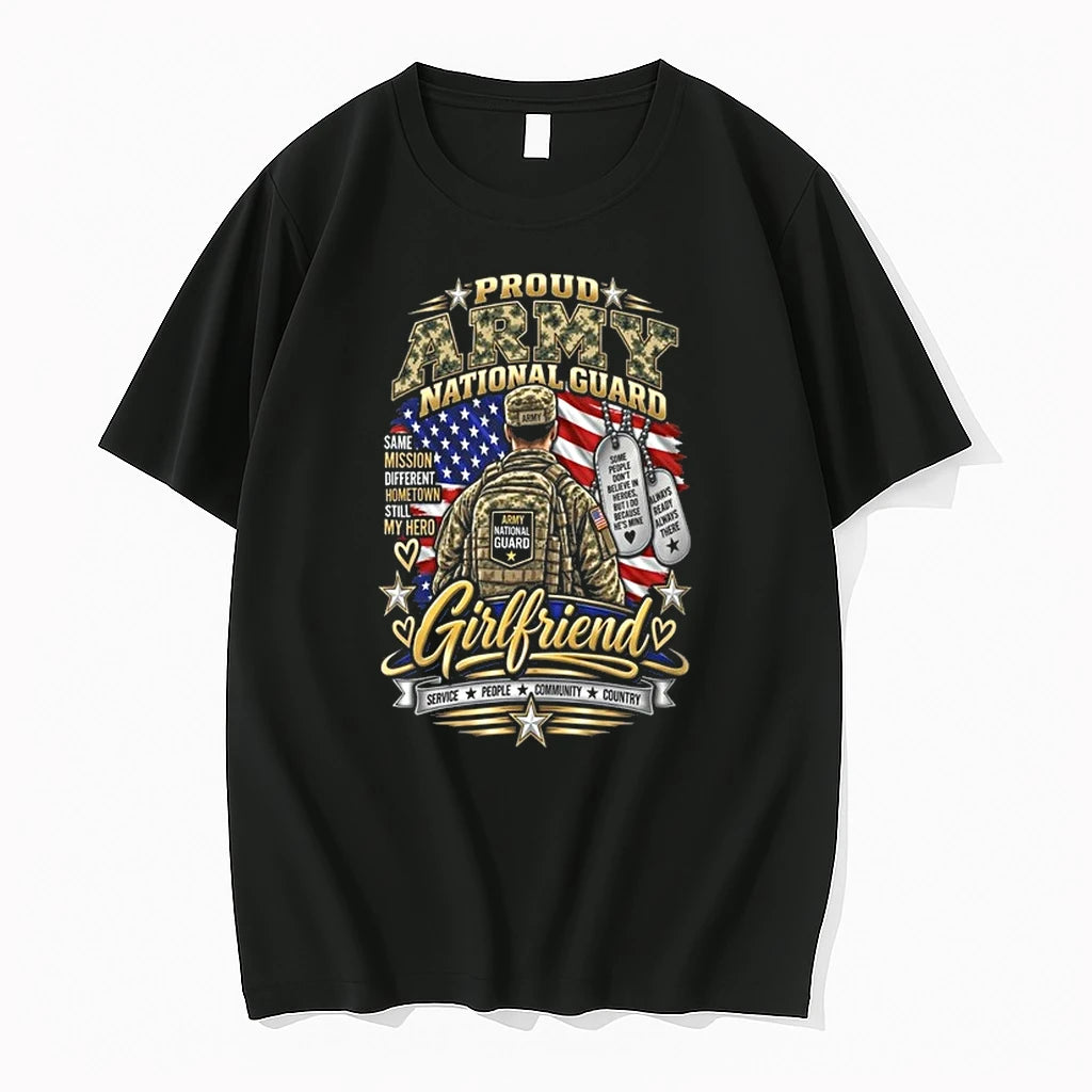 Proud Army National Guard Girlfriend Same Mission Different Hometown 0 Tshirts Sweater