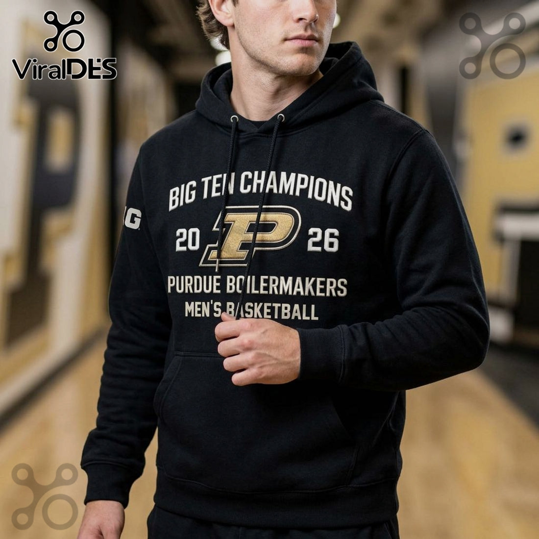 Purdue Boilermakers Big Ten Champions 2026 Men’s Basketball Hoodie