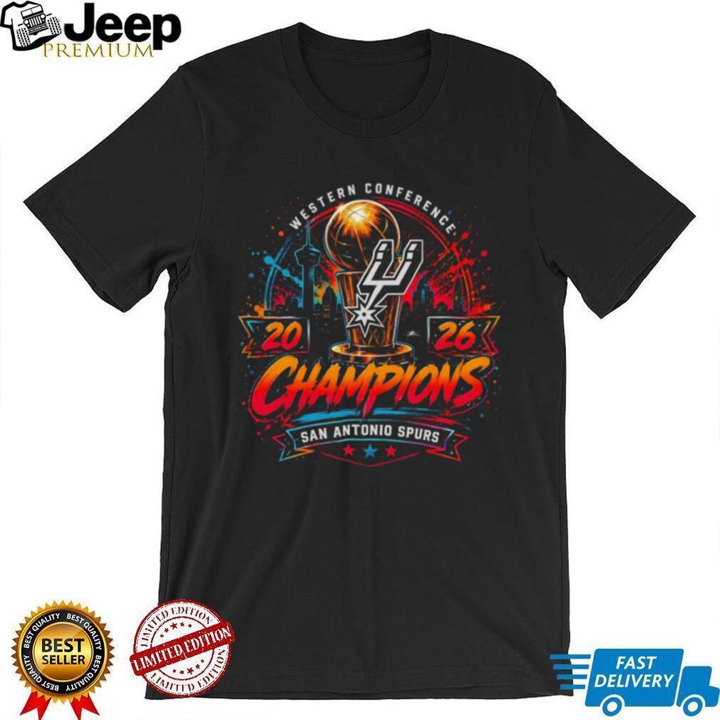 San Antonio Spurs Basketball Western Conference Champions 2026 Playoffs shirt