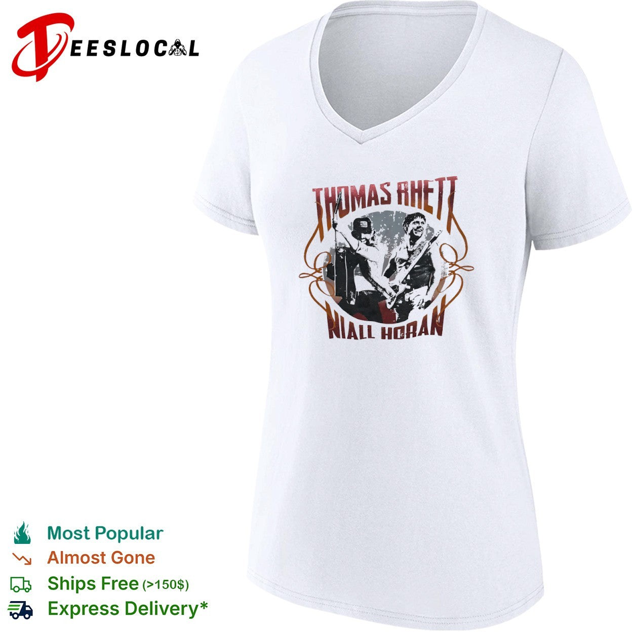 Thomas Rhett and Niall Horan Vintage shirt
