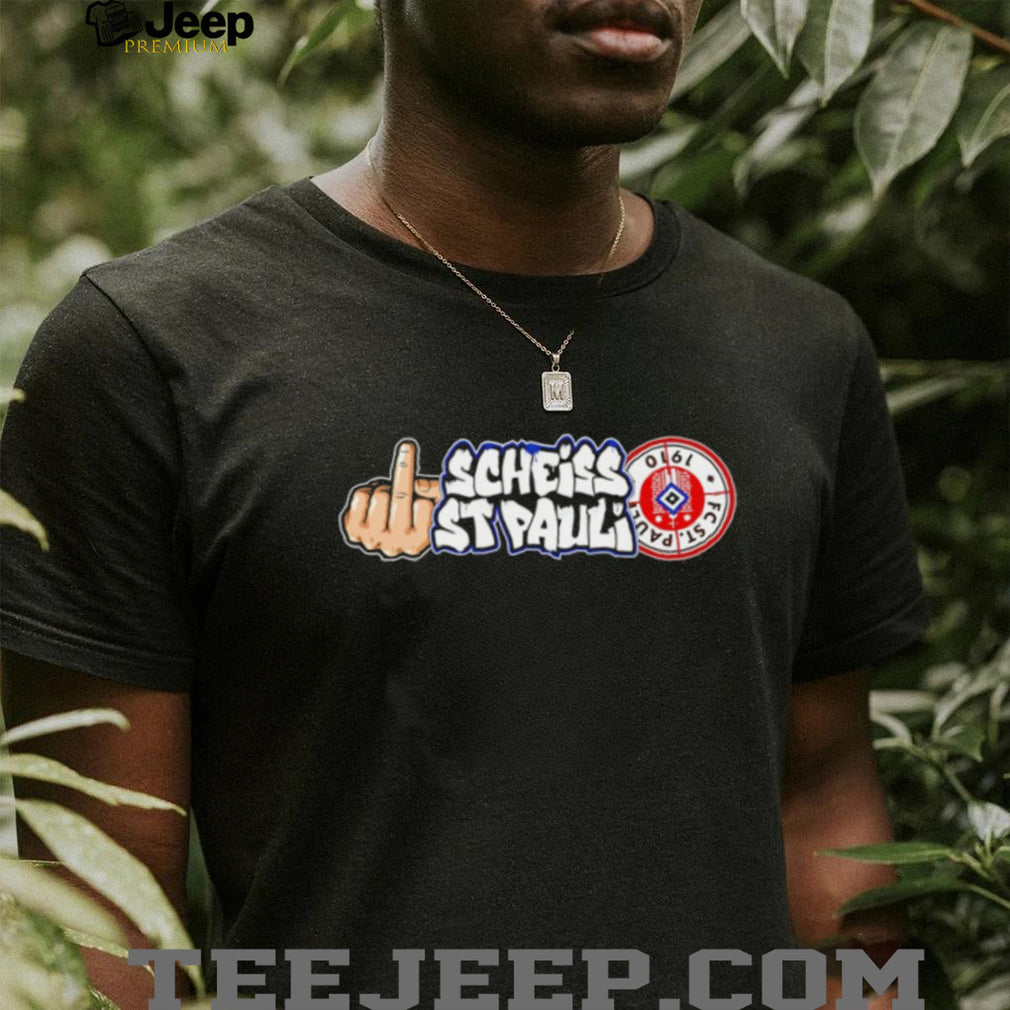 Scheiss St. Pauli Anti Fan Football Club Parody T Shirt