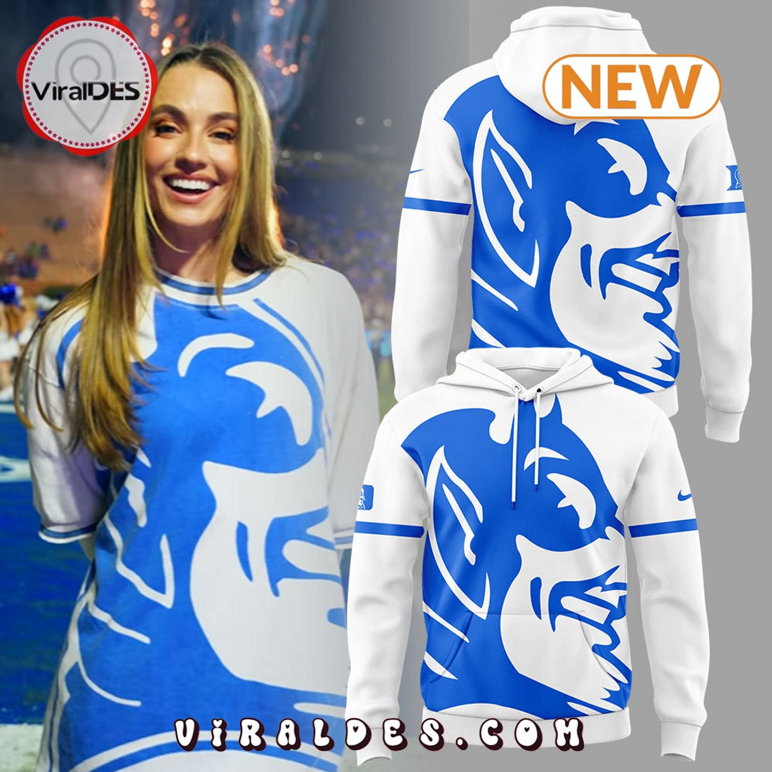 Rachel Annamarie Demita x Duke Football Hoodie