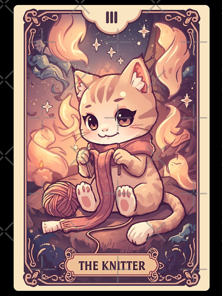The cat tarot | The knitter by Simple-Leaf