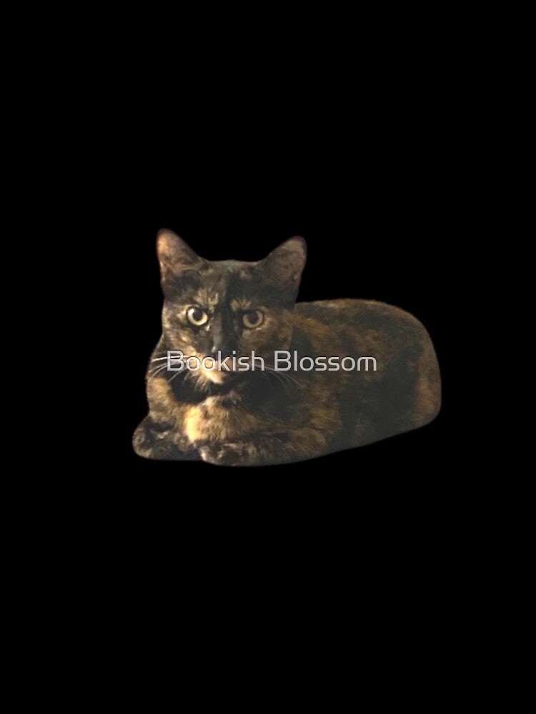 Tortie Cat Loaf by Bookish Blossom