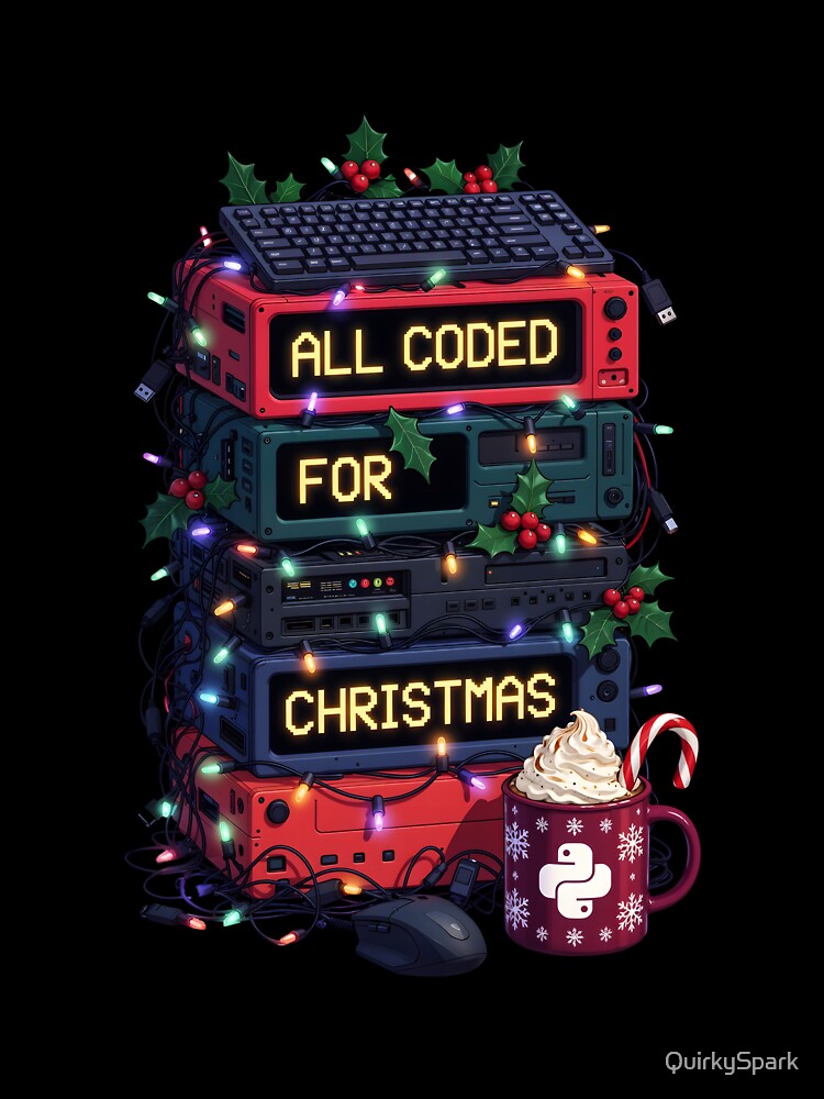 All Coded For Christmas Coding Humor by QuirkySpark