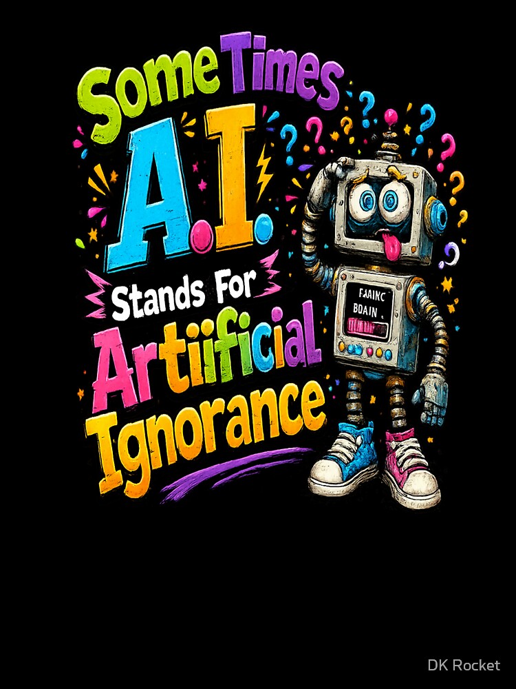 Sometimes AI Stands For Artificial Ignorance by DK Rocket