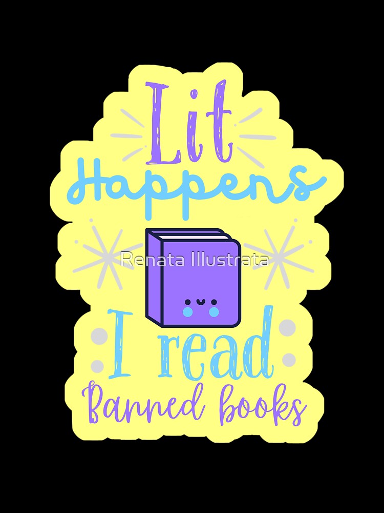 I Read Banned Books Cozy Reading by Renata Illustrata
