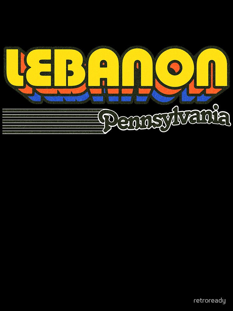 Lebanon, Pennsylvania | Retro Stripes by retroready