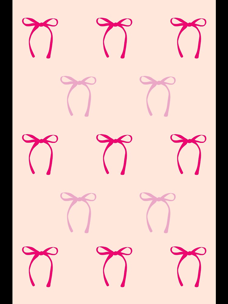 Bows Bows Bows Pink by slowsundayshop