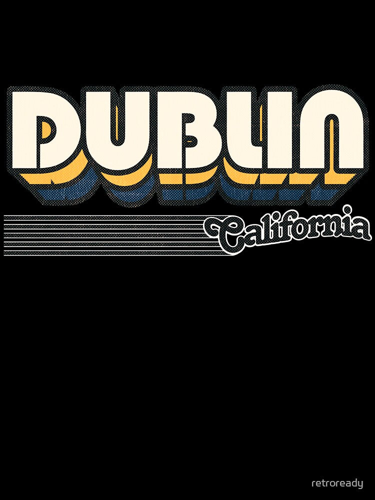 Dublin, California | Retro Stripes by retroready