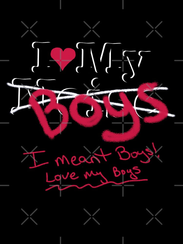 Love my boys by Doodles by Kiki