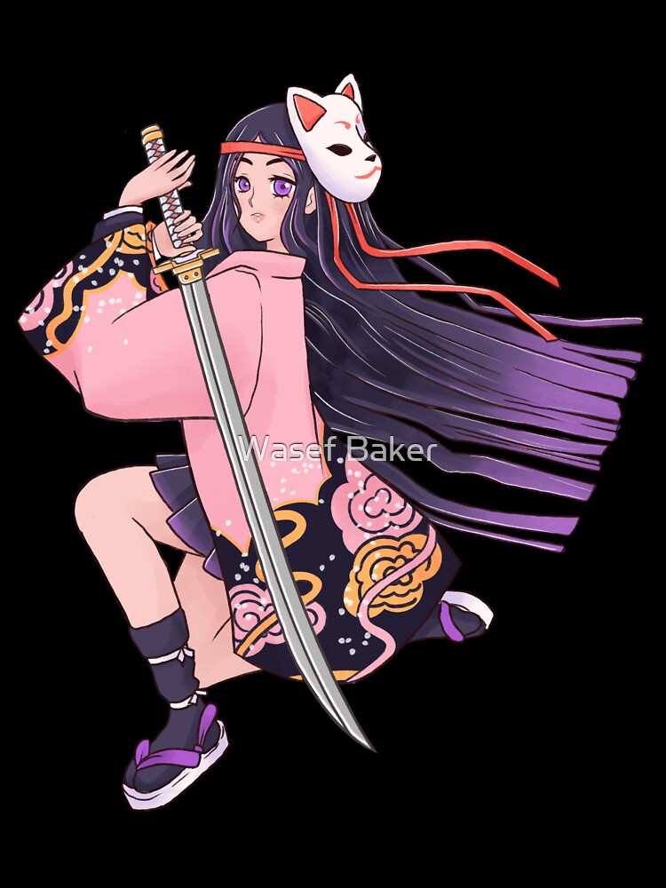 Samurai warrior women by Wasef Baker
