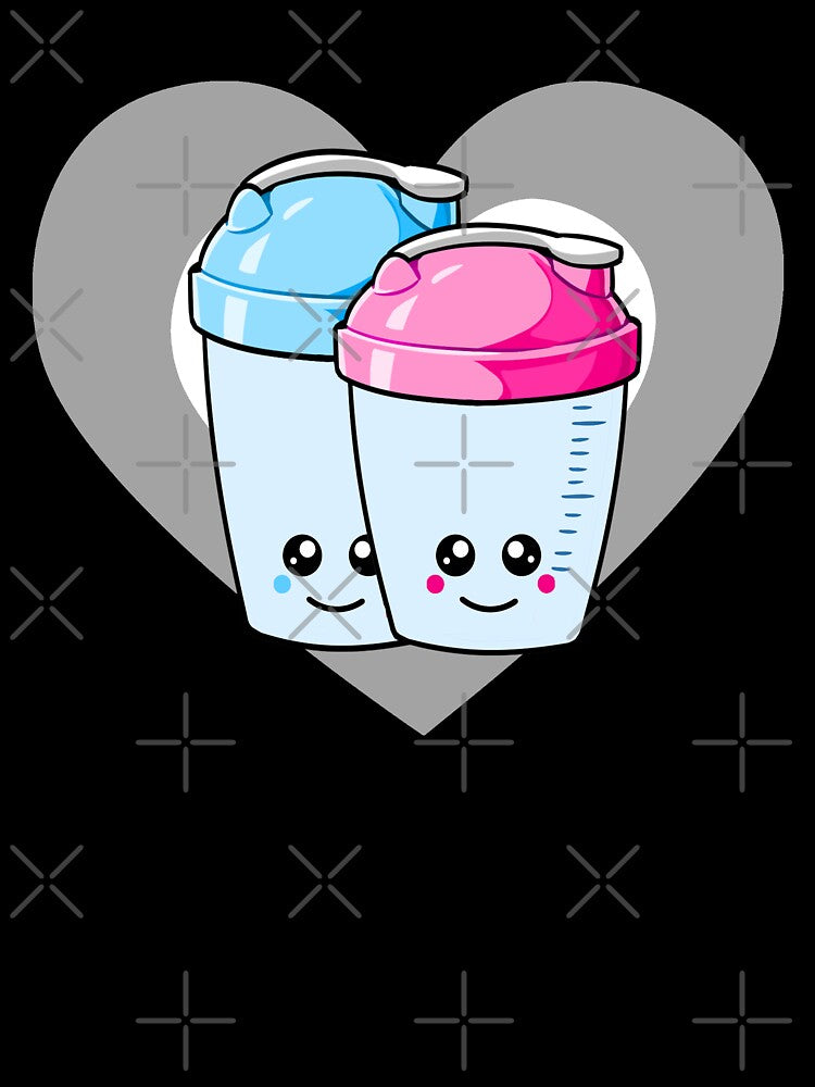 Cute Protein Shaker Heart for Kawaii Fitness Lovers by eternallygifted