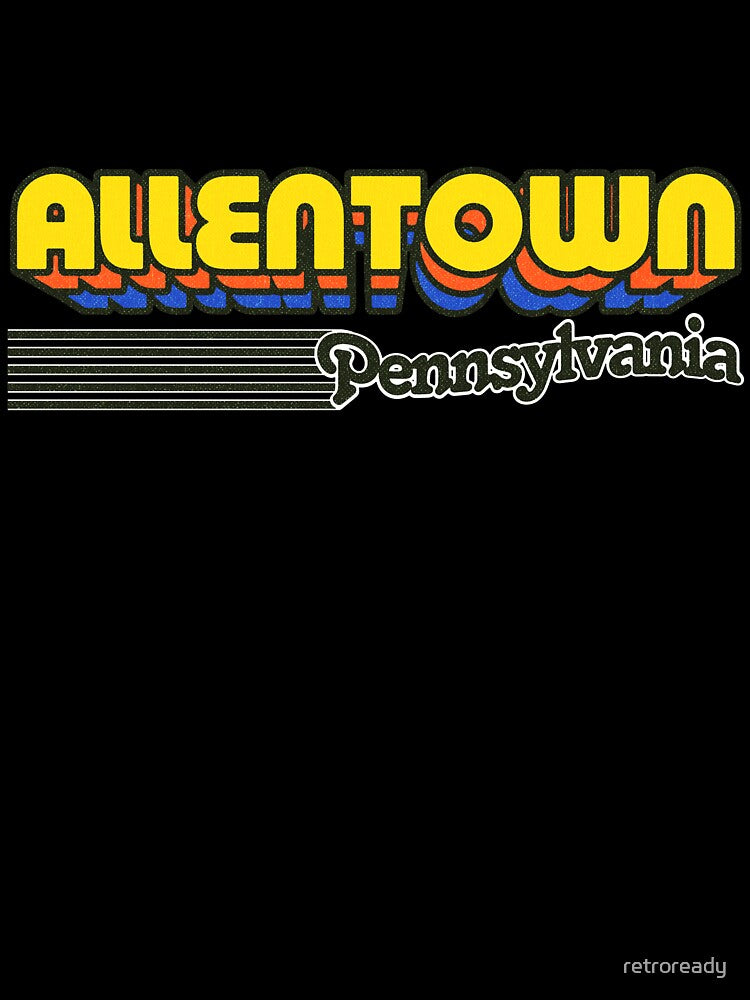 Allentown, Pennsylvania | Retro Stripes by retroready