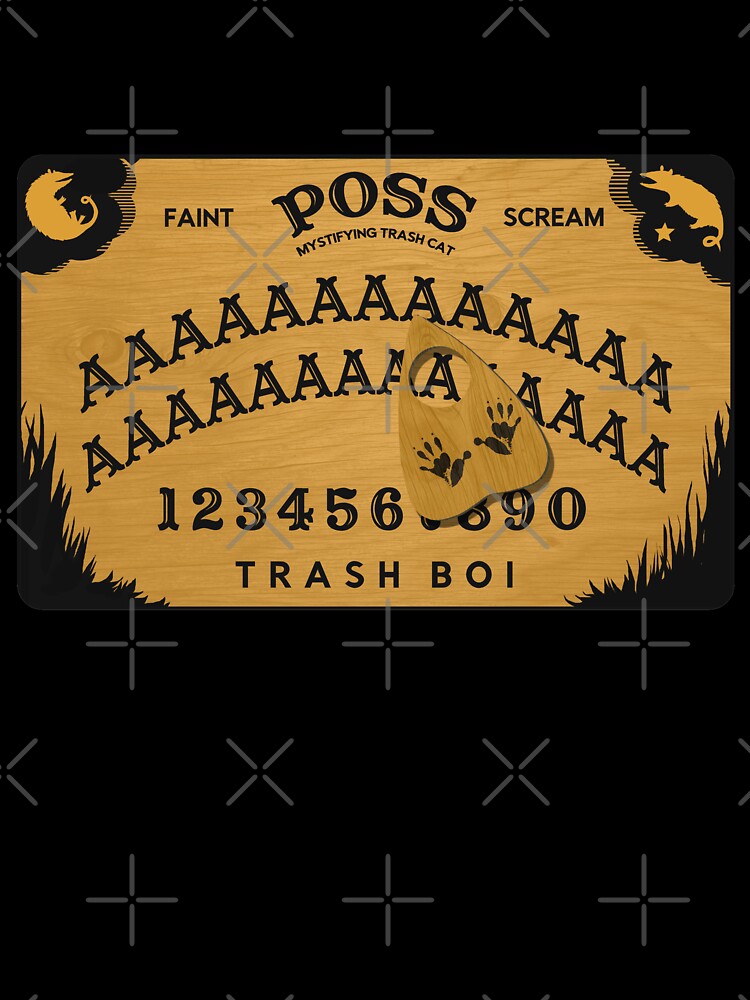 Possum Oujia Board - Mystifying Trash Cat Funny Opossum by BoyPilot Goods
