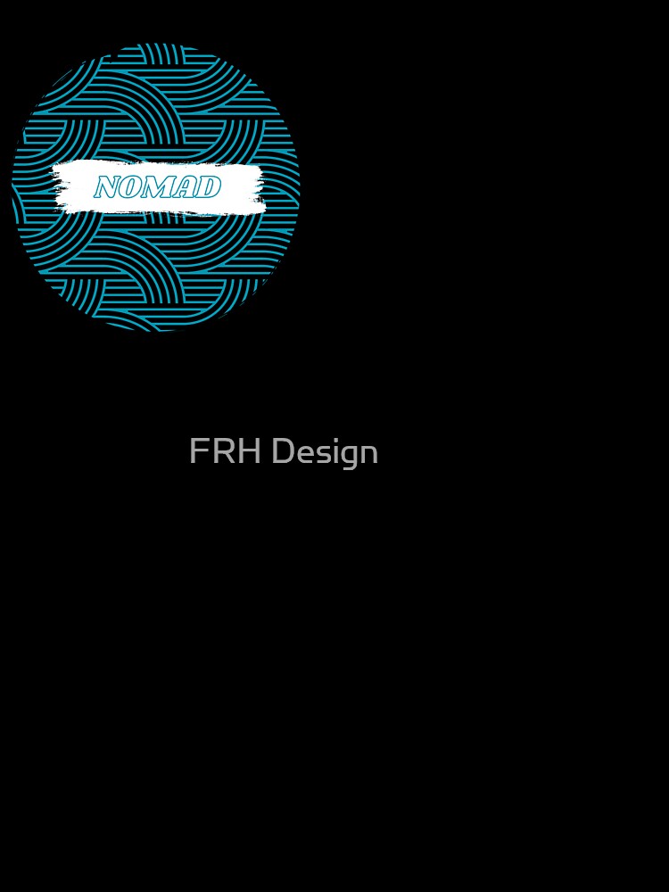 nomad lifestyle travel work holiday vacation blue geometric lines abstract plane by FRH Design ⭐⭐⭐⭐⭐