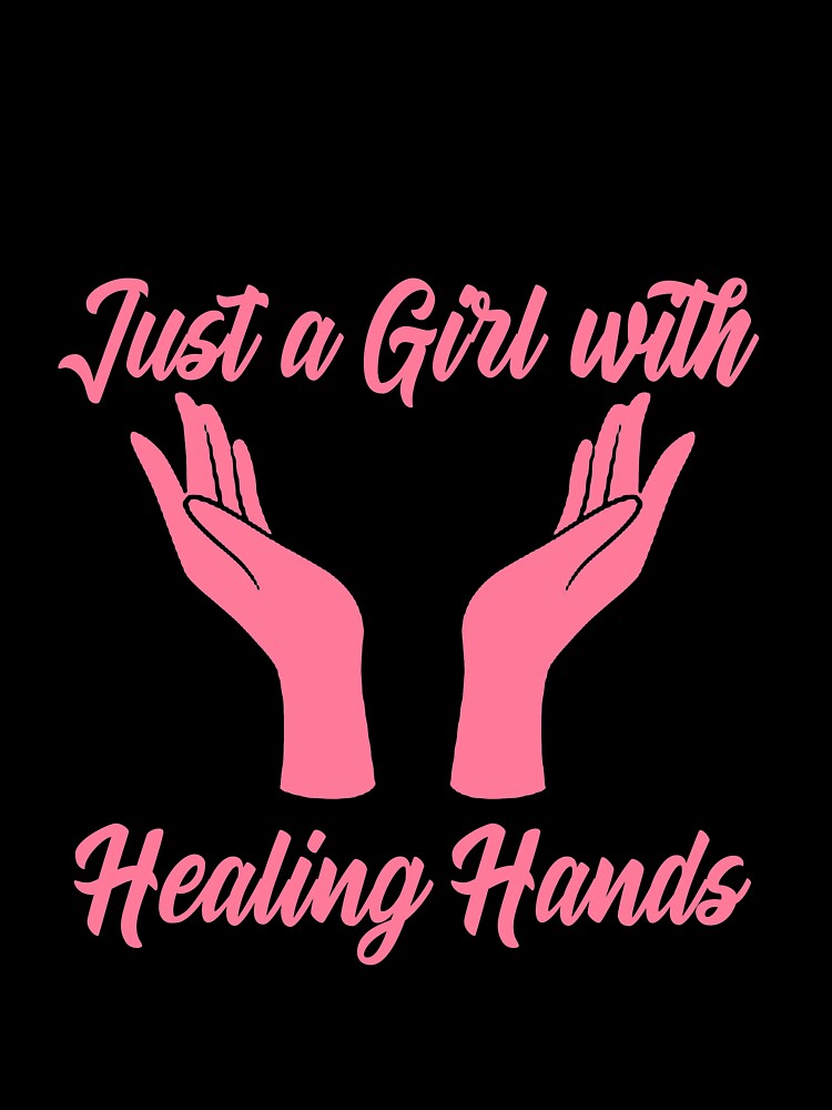 Physical Therapist Gift Just a Girl with Healing Hands by Mesyo