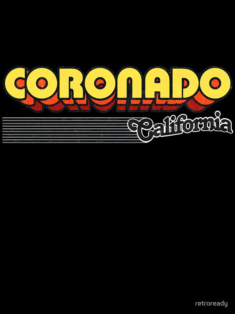 Coronado, California | Retro Stripes by retroready