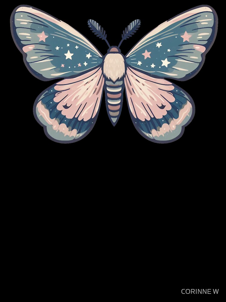 Starry Space Moth by CORINNE W