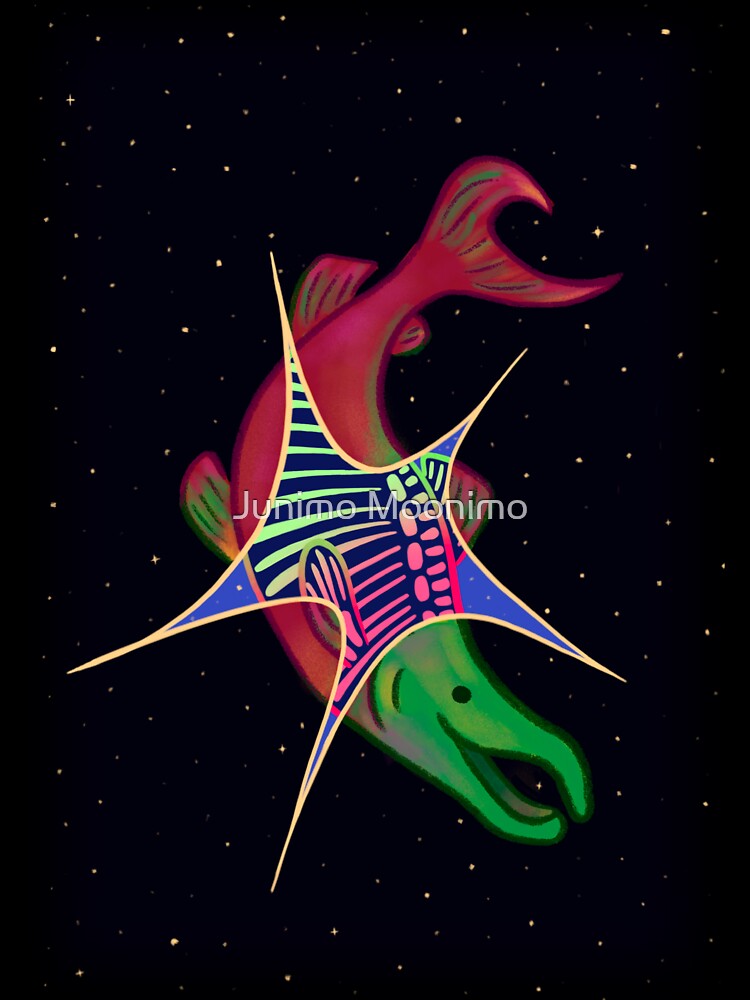 Cosmic Skeleton Sockeye Salmon by Junimo Moonimo