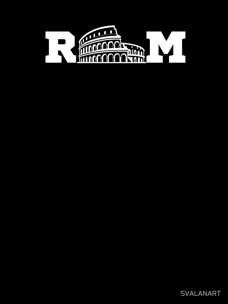Rome Colosseum Vintage Design – Perfect for Italy Lovers by SVALANART