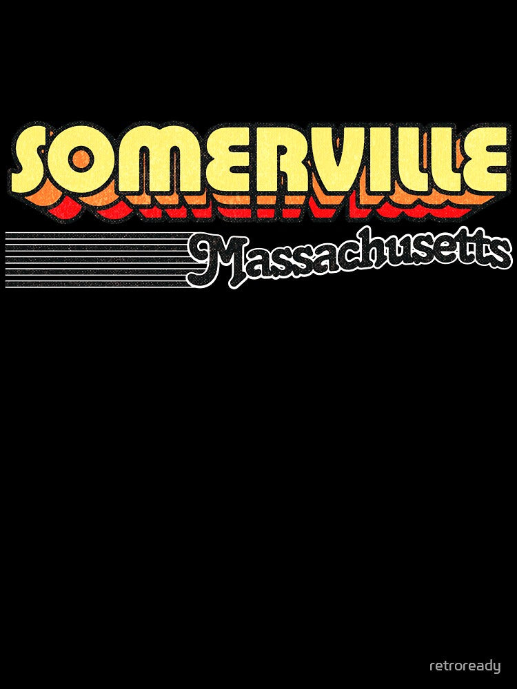 Somerville, Massachusetts | Retro Stripes by retroready