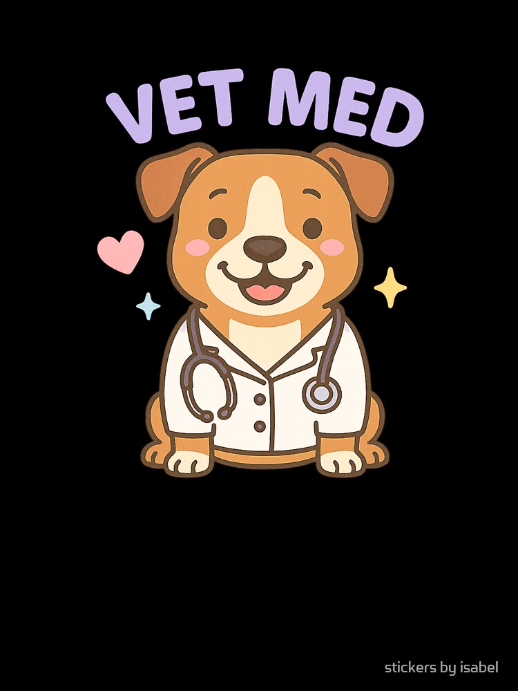 Pitbull Vet Med by stickers by isabel