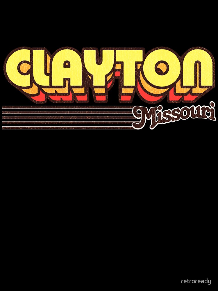 Clayton, Missouri | Retro Stripes by retroready
