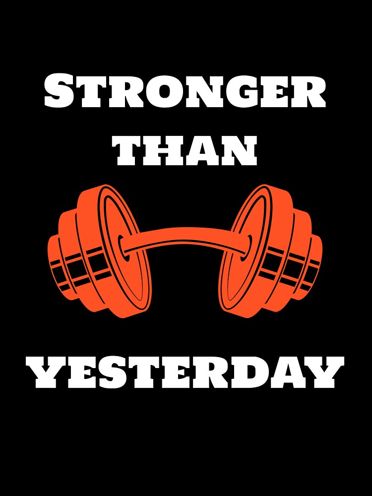 Stronger Than Yesterday Design by PucksPlace