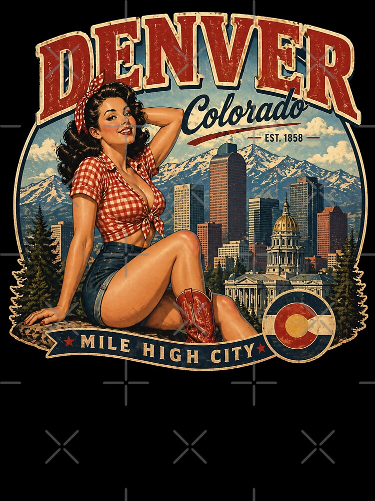 Pinup Denver Colorado Variant by PINDROPPA