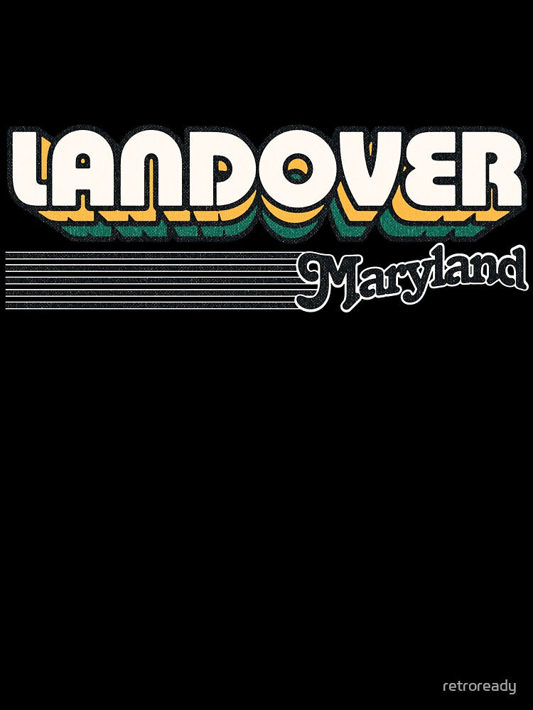 Landover, Maryland | Retro Stripes by retroready