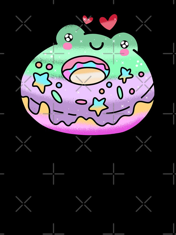 Cute kawaii froggies donut by Quacktails