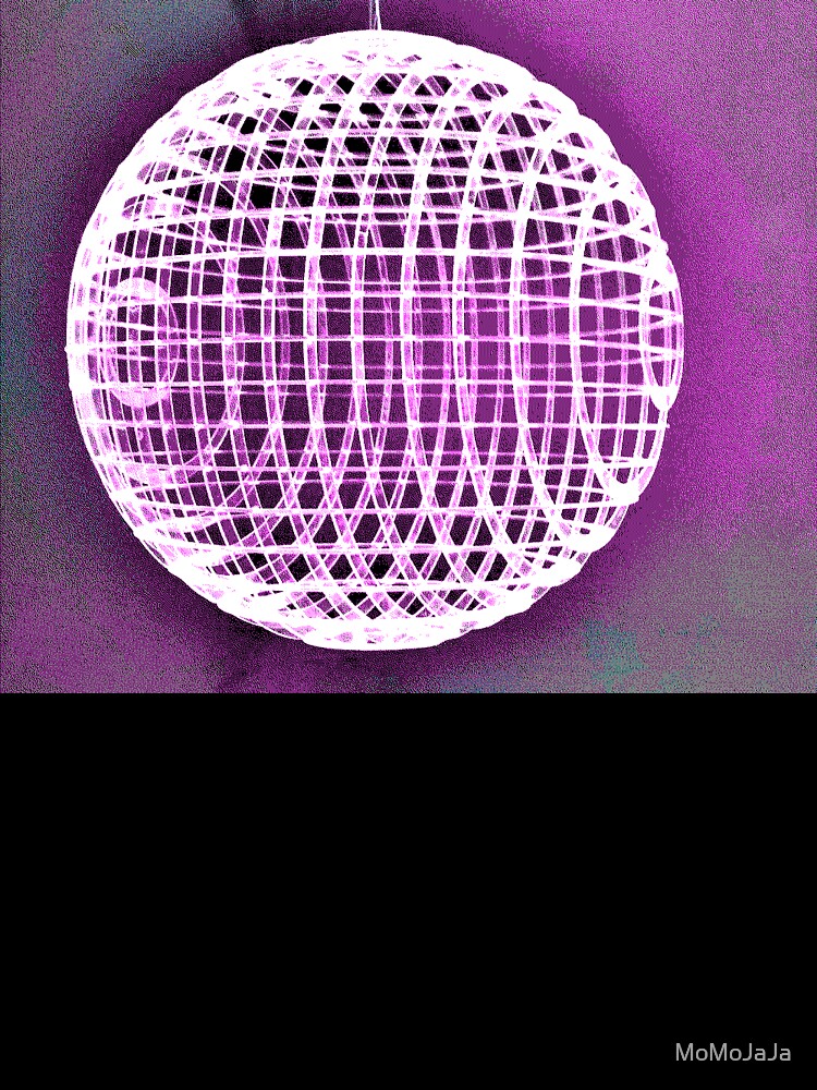 Cosmic disco ball - retro neon 70s-80s style by MoMoJaJa