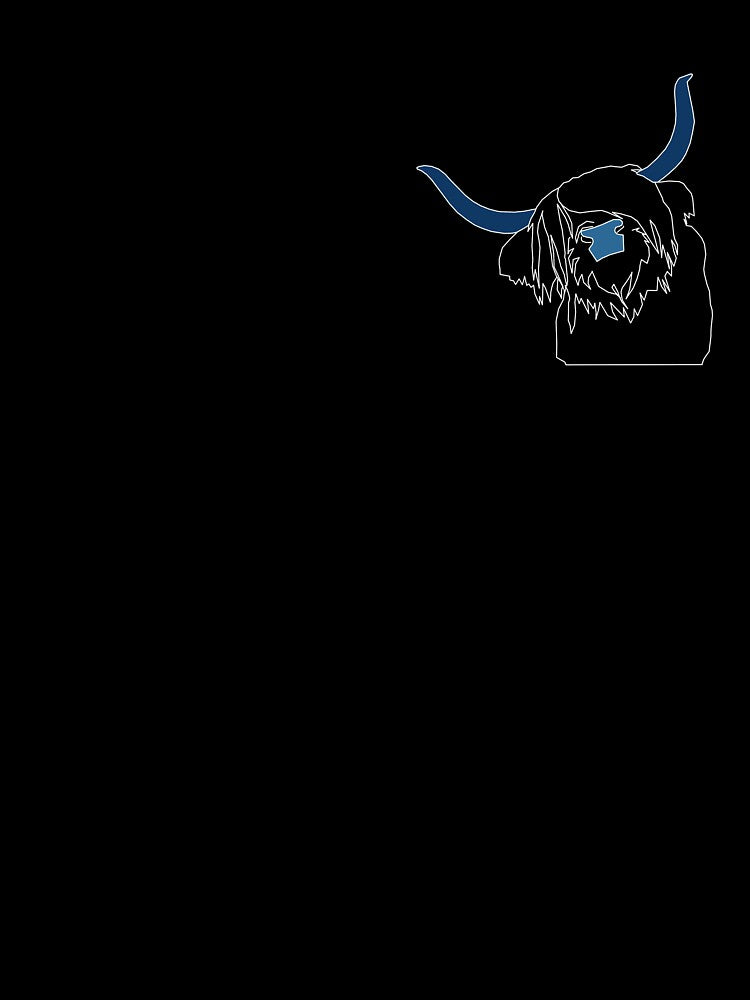 Highland Cow 2 INVERT by edajylix