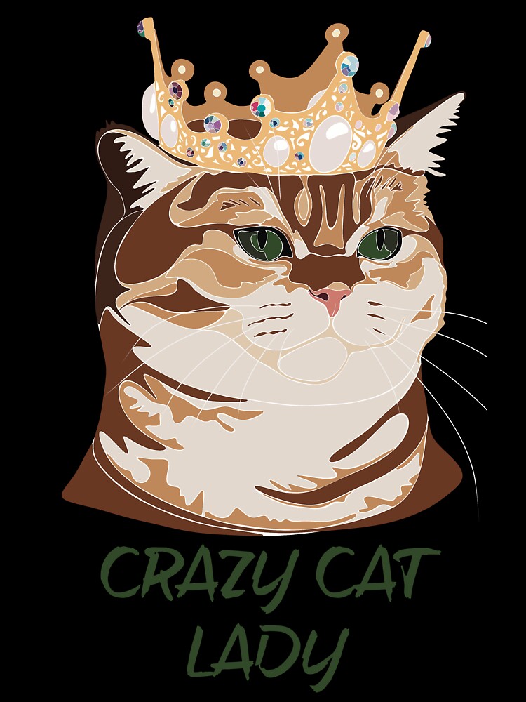Funny t-shirts for women with the phrase "best cat mom ever" are perfect for any cat lady who wants to show off her love for her feline friends. These designs also feature the phrase "crazy cat lady". by SERGEY OVCHARUK