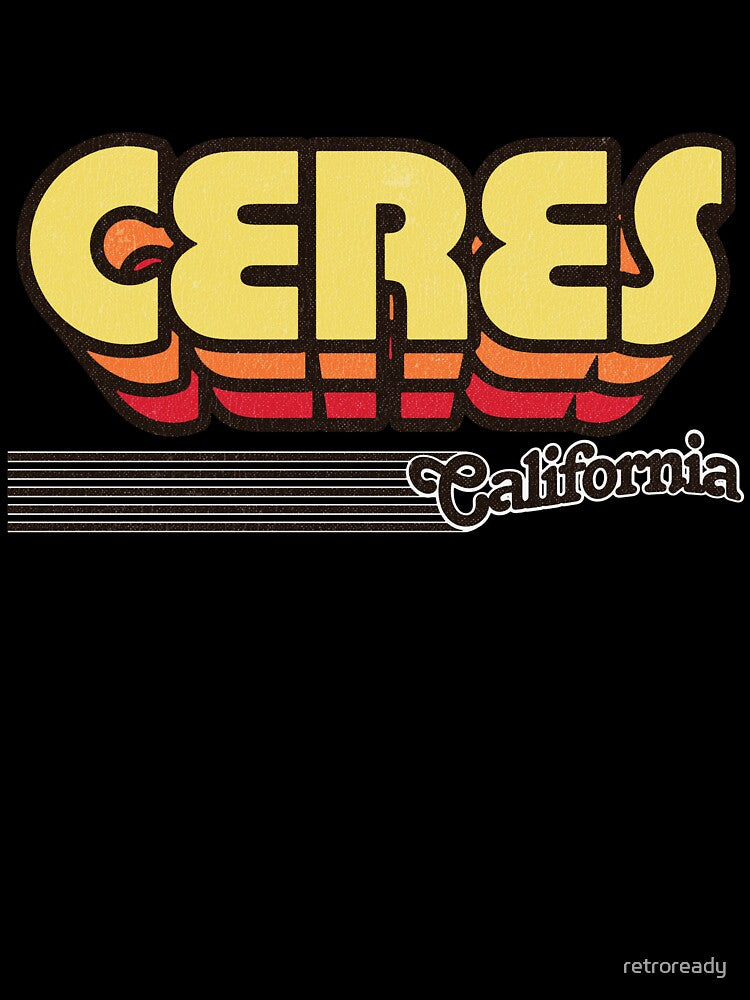 Ceres, California | Retro Stripes by retroready