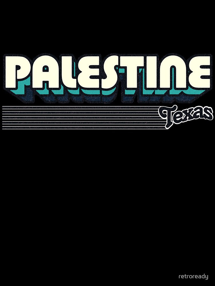 Palestine, Texas | Retro Stripes by retroready