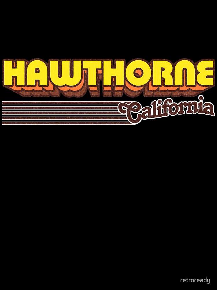 Hawthorne, California | Retro Stripes by retroready
