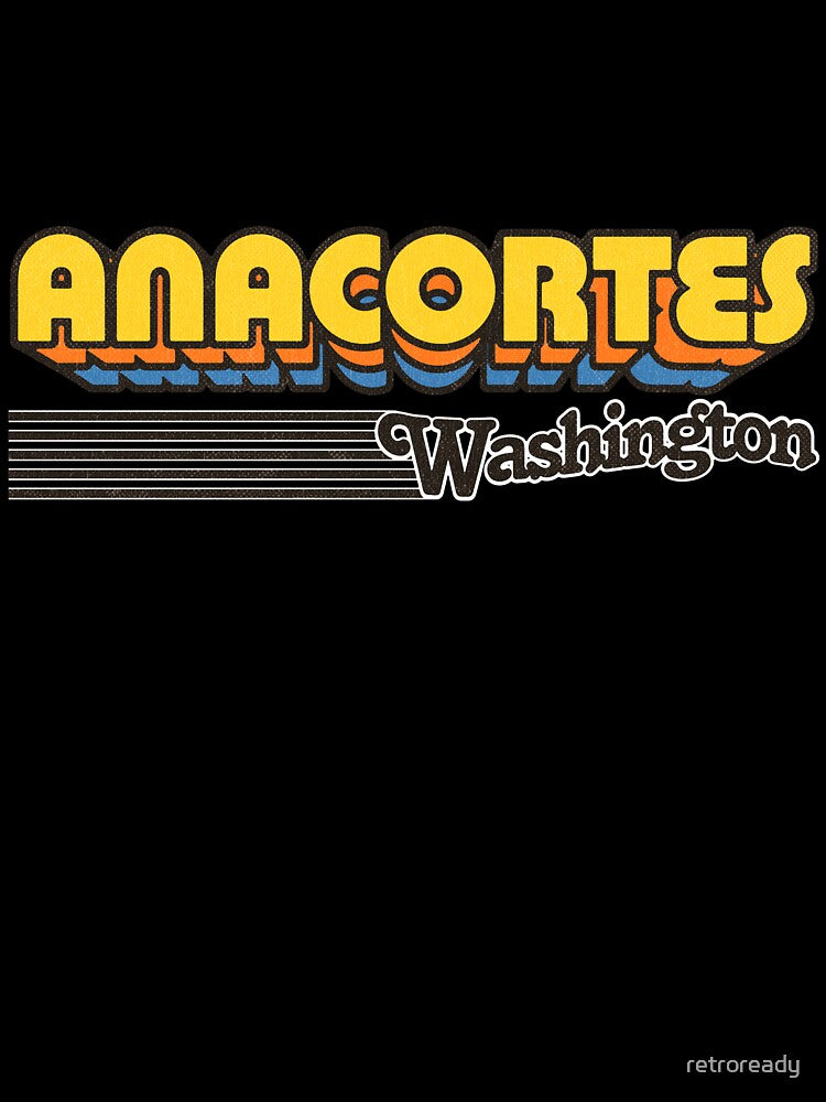 Anacortes, Washington | Retro Stripes by retroready
