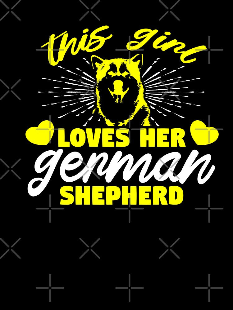 Dog Lover Girl | German Shepherd by teamph