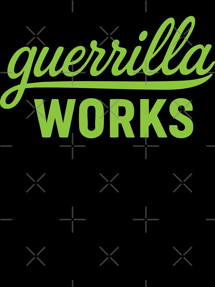 Guerrilla Works Brand Green Wordmark by GuerrillaWorks