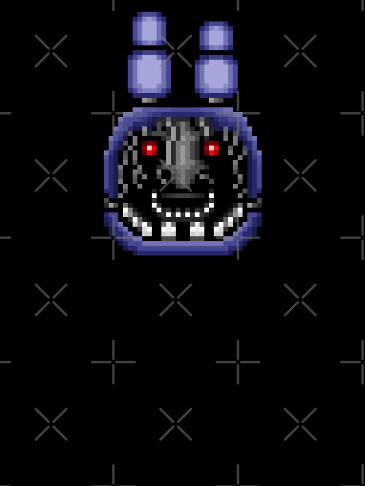 Five Nights at Freddy's 2 - Pixel art - Faceless Bonnie by GEEKsomniac