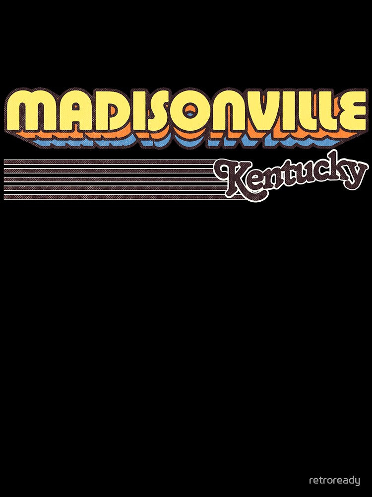 Madisonville, Kentucky | Retro Stripes by retroready